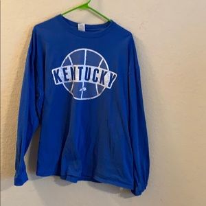 Ky wildcat basketball long sleeve tee
